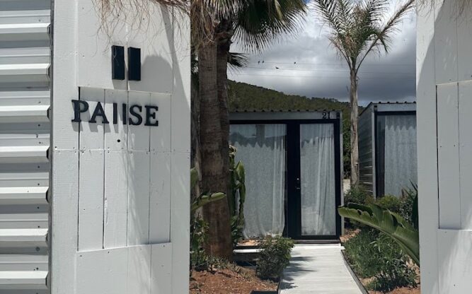 Entrance of Pallse Hotel near Ibiza Airport