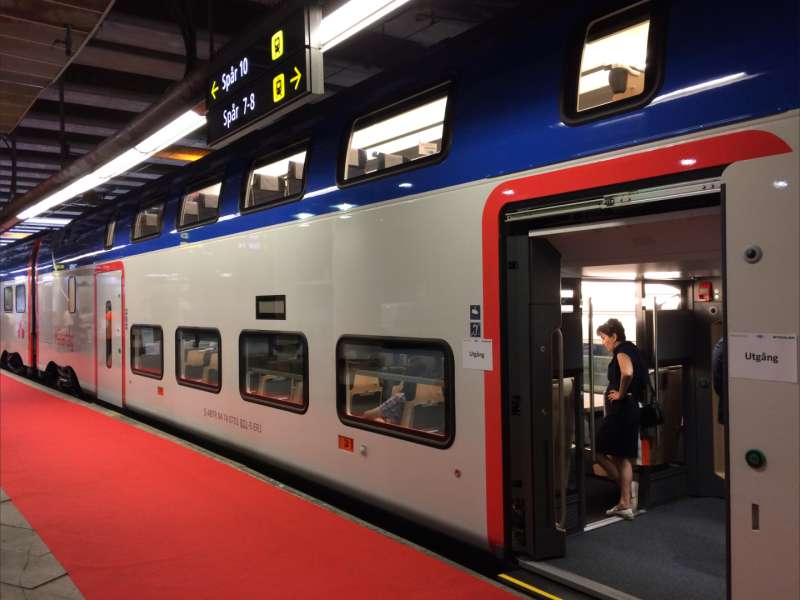 Regional Malartag train in Stockholm