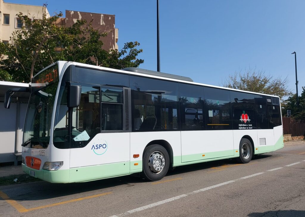 Olbia bus operated by ASPO
