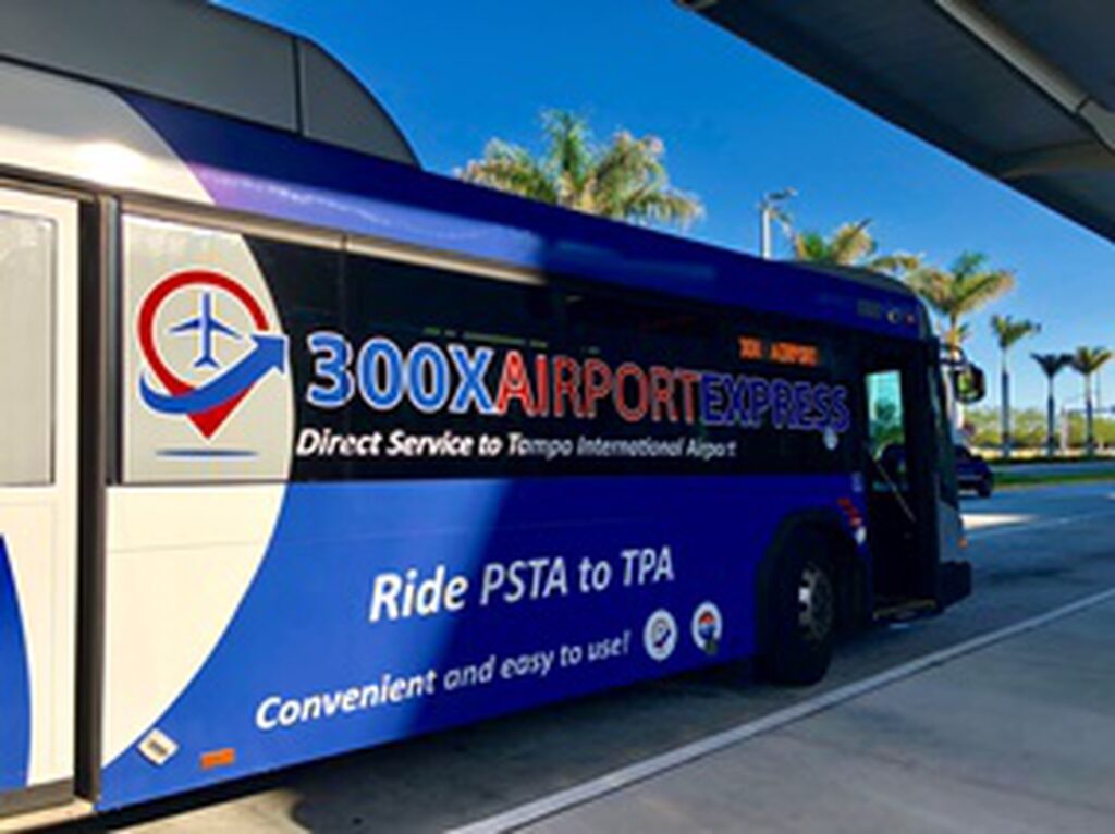 300X Airport Express at Tampa Airport