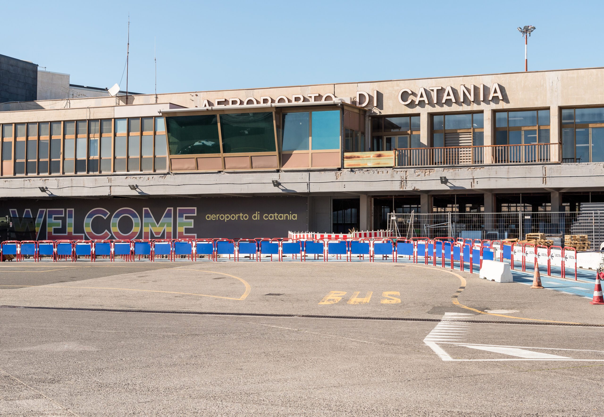 outside Catania Airport