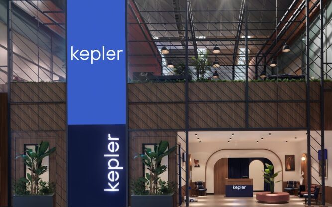 The front entrance to the Kepler transit hotel inside Sabiha Gokcen Hotel