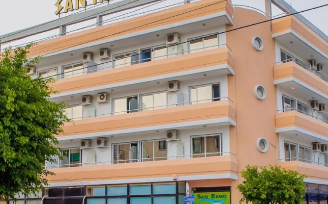 Street view of the San Remo Hotel