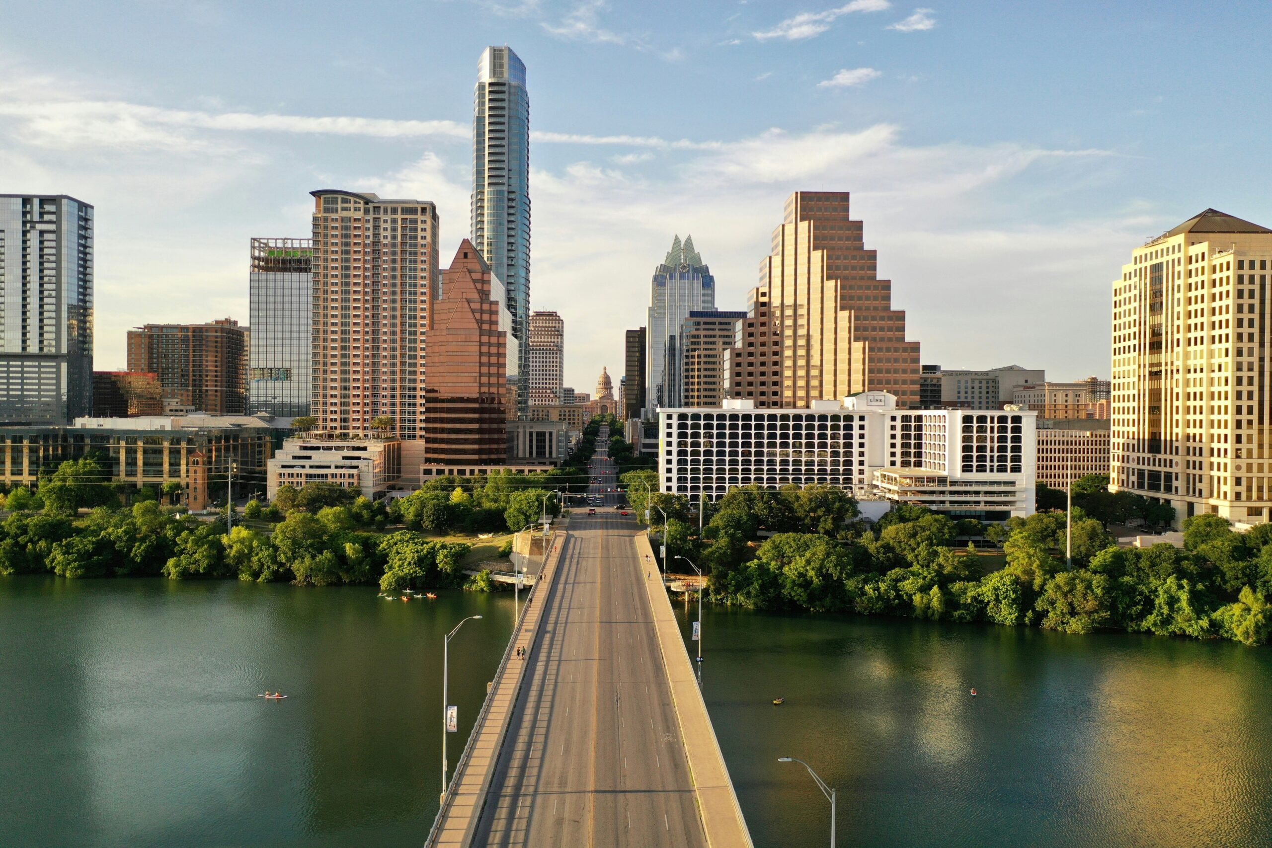 Austin skyline and bridge