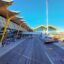 view outside Madrid Airport