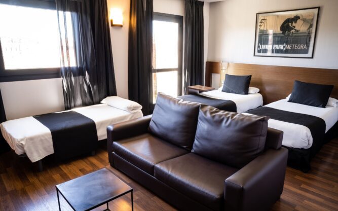 Interior of Tach Hotel near Madrid Airport, Madrid.
