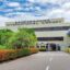 outdoor view of beautiful landscaping and flowers around Colombo Airport