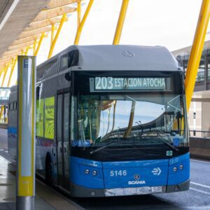 Madrid Airport Express Bus to Atocha Train Station