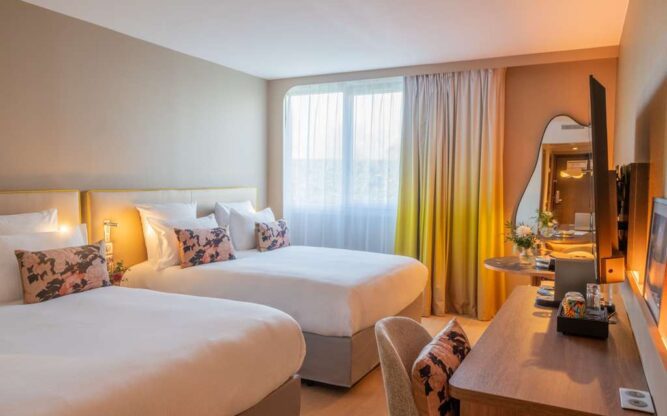 Twin room at Pullman Hotel Toulouse Airport