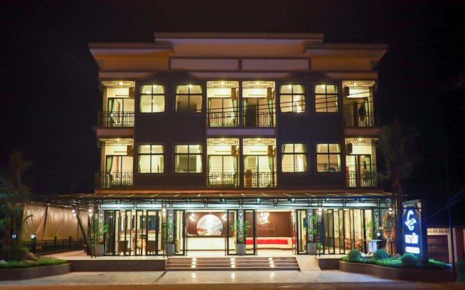 Entrance of Chalalai Hotel Krabi Airport