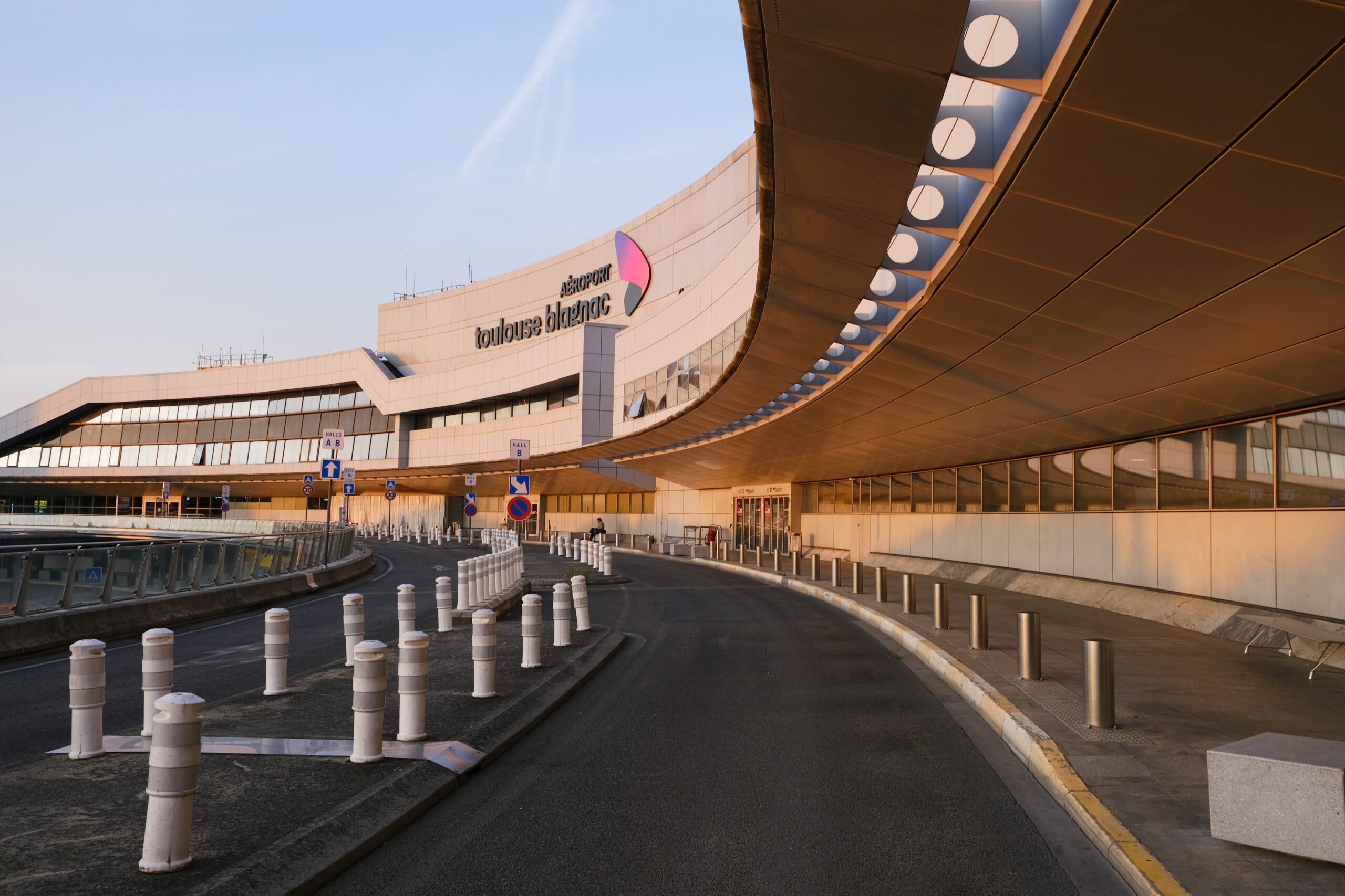 Toulouse, France - 14 July 2024: Modern airport in Toulouse, France