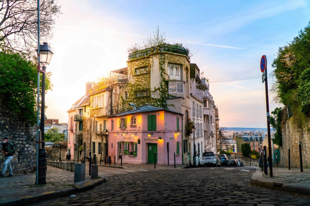 Street in Monmartre, Paris