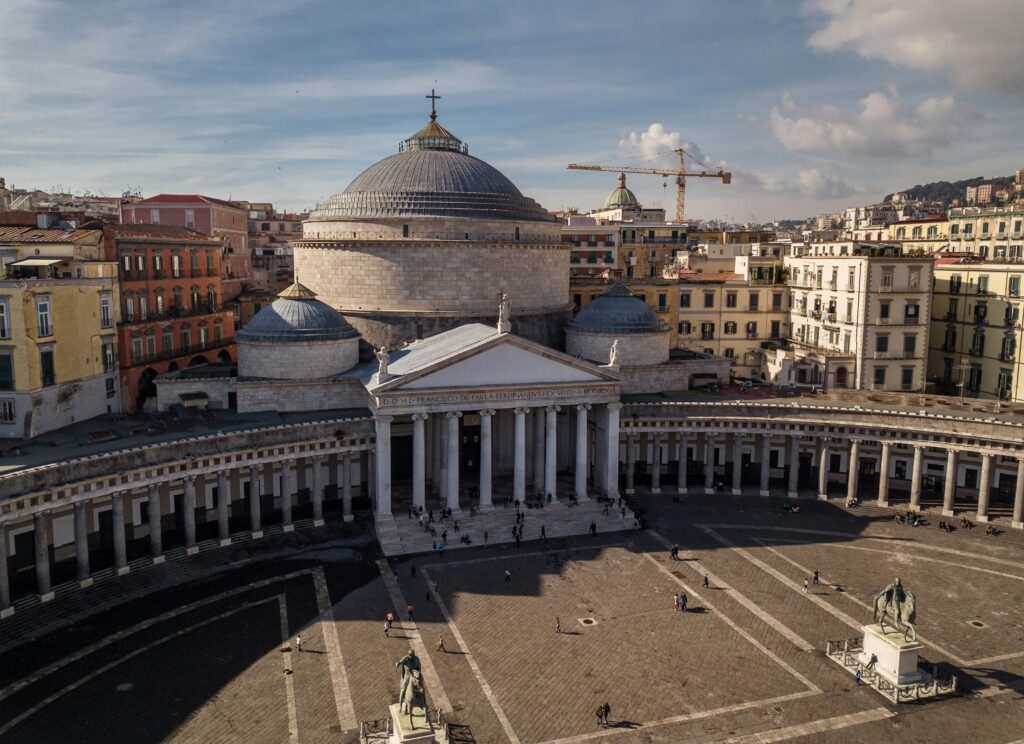 Basilica di San Francesco di Paola, Naples, Italy.