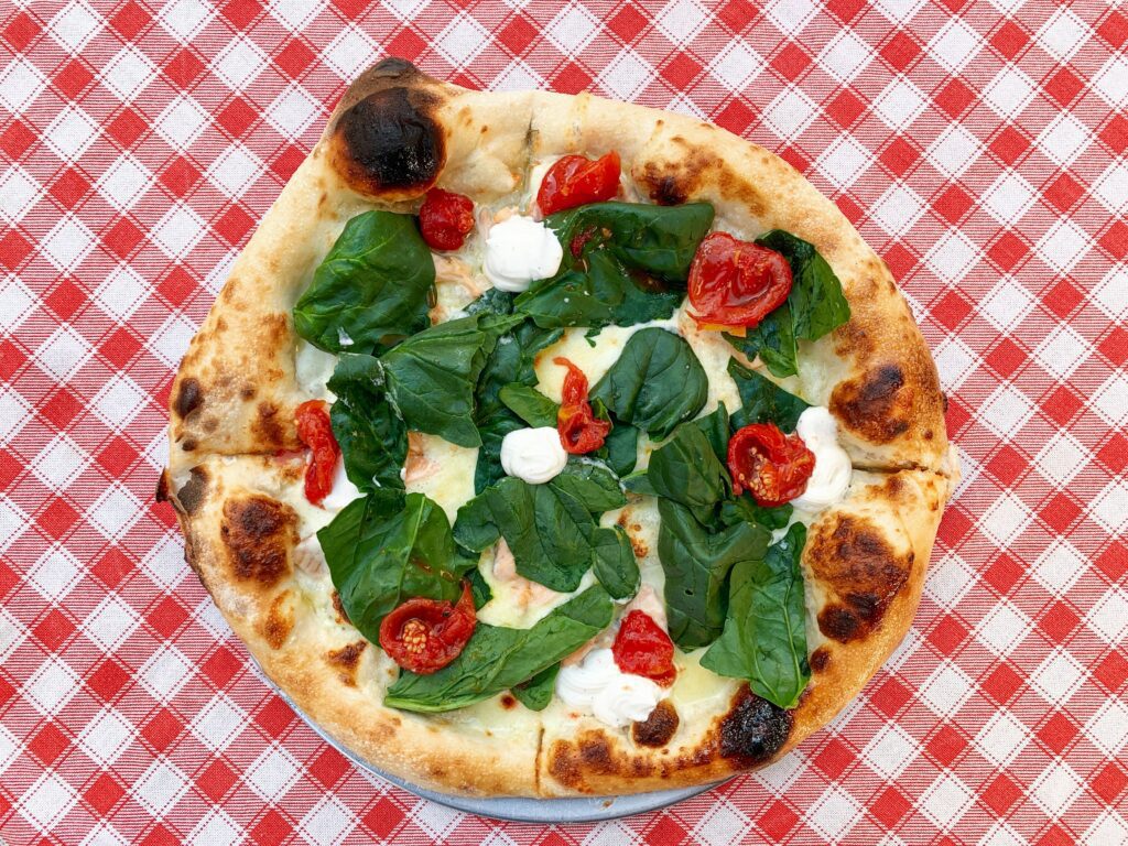 Authentic Neapolitan pizza in Italy