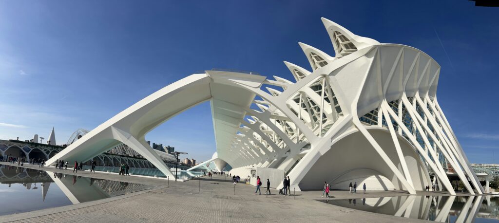 Prince Felipe Science Museum at the City of Arts and Sciences in Valencia