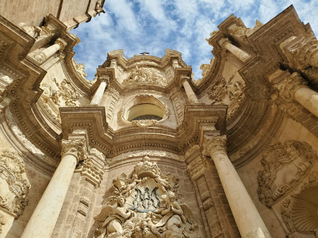 View of Valencia Cathedral in Spain