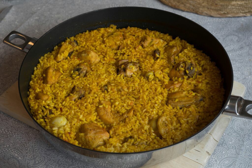 Traditional paella of Valencia