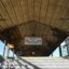 Gdansk train station steps and sign