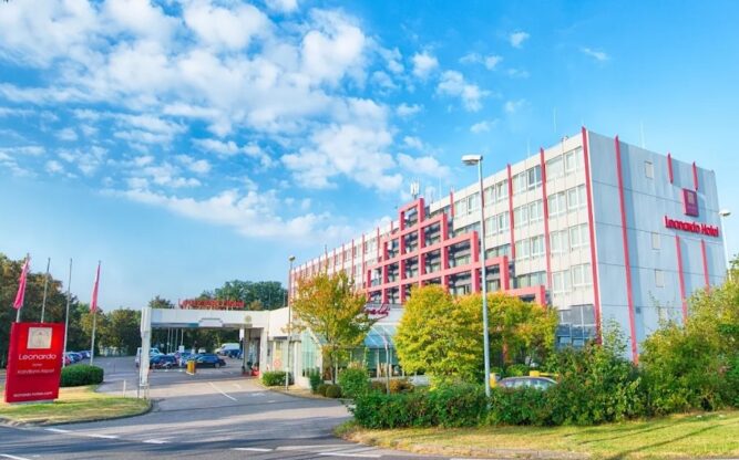 A view of the Leonardo Hotel near Cologne Airport.
