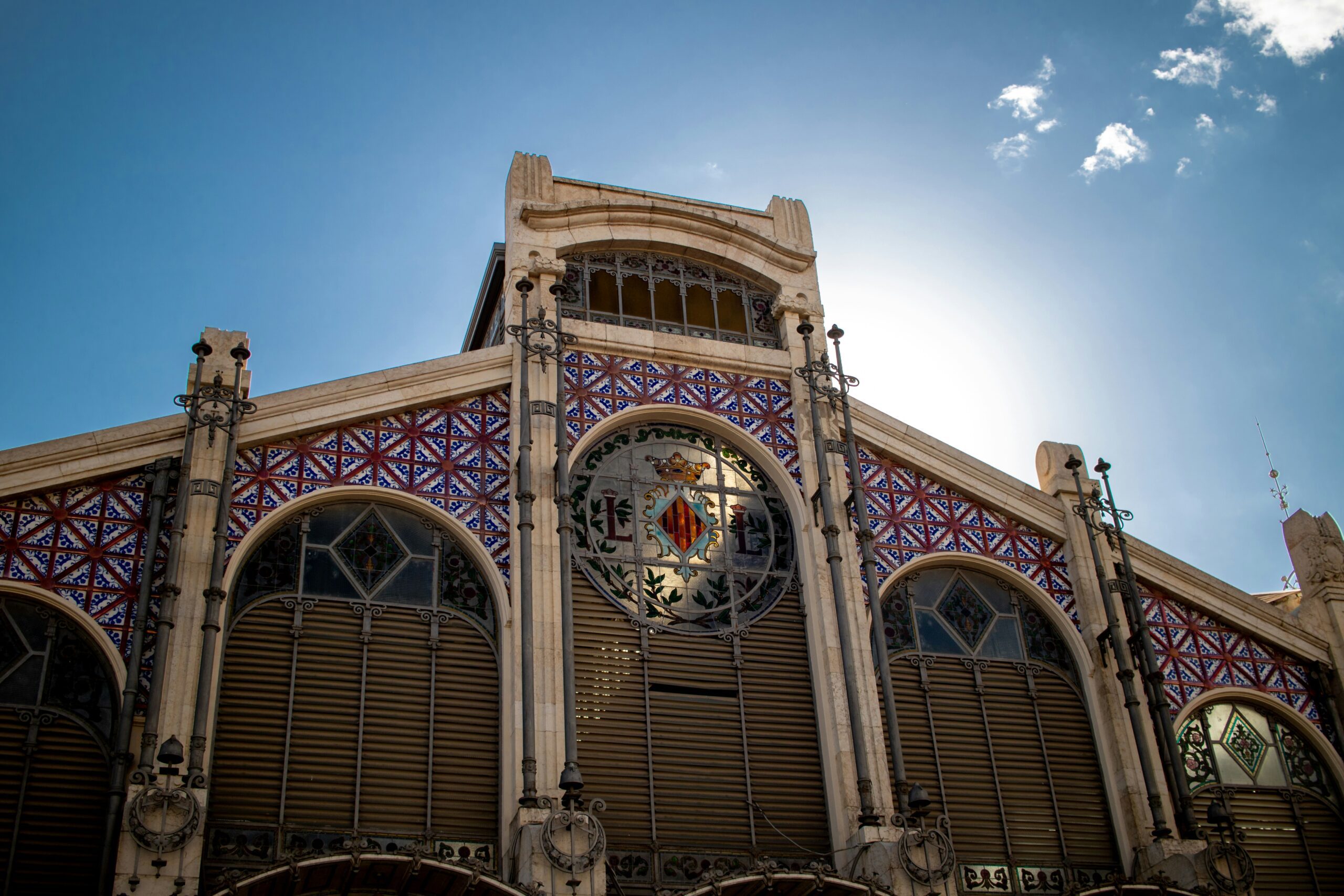 Exterior of Cantral Market in Valencia, Spain